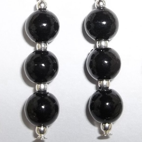 Basic Black Earrings Set Costume Jewelry NWT 5267 - Picture 7 of 8